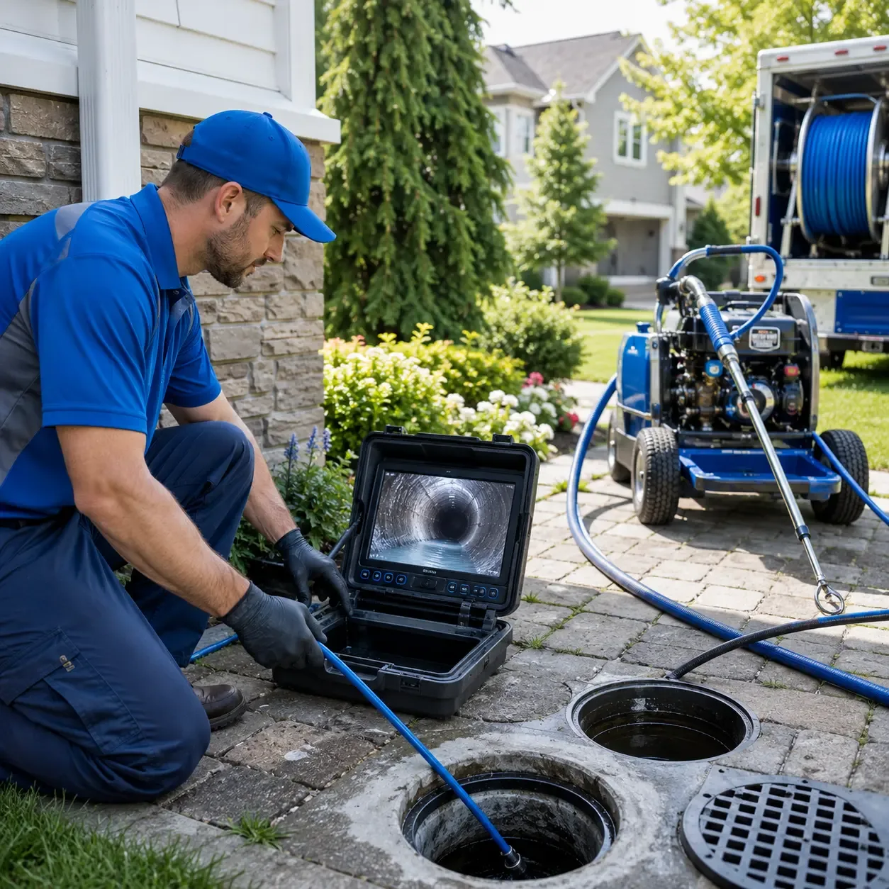 Outdoor drain cleaning professionals serving Uehling, NE